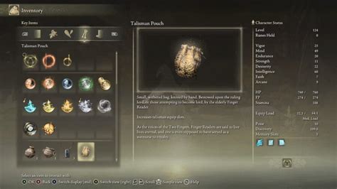 elden ring talisman pouch|elden ring how to equip talismans.